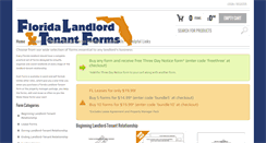 Desktop Screenshot of floridalandlordtenantforms.com